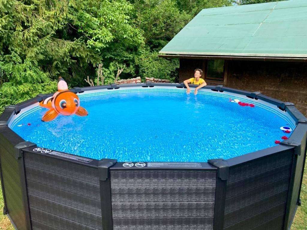 Adventure Cottage With Pool And Big Garden ブレッド エクステリア 写真