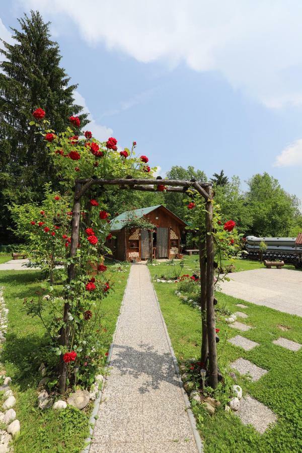 Adventure Cottage With Pool And Big Garden ブレッド エクステリア 写真